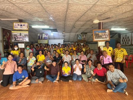 เรียนรู้กระบวนการสังเคราะห์ข้อมูลกลุ่มผู้เปราะบางและทบทวนแผนพัฒนาชุมชนที่ดีระยะ 5 ปี  ในพื้นที่หมู่ที่ 5 ตำบลห้วยขมิ้น อำเภอด่านช้าง จังหวัดสุพรรณบุรี